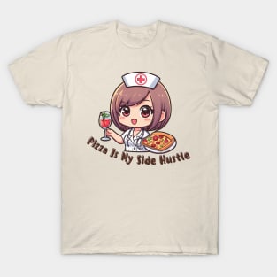 Pizza Funny Nurse T-Shirt